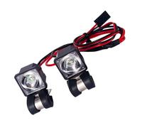 Kaeltsyn Focos LED de, luz Trasera para Faros Delanteros para Coches con Control Remoto a Escala 1/10, Luces traseras para Coches con Control Remoto en Condiciones de Oscuridad