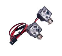 Kaeltsyn Focos LED de, luz Trasera para Faros Delanteros para Coches con Control Remoto a Escala 1/10, Luces traseras para Coches con Control Remoto en Condiciones de Oscuridad