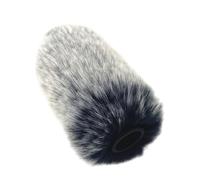 Kaeltsyn Fundas para micrófonos de viento peludo artificial para exteriores para parabrisas Rode Go II DeadCat Rode Go II