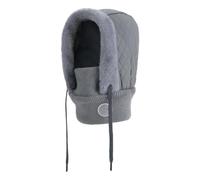 Kaeltsyn Gorros para Clima Forro Acolchado de poliéster | Puño de punto acanalado con abertura y lazos para ir andando trabajo