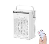 Kaeltsyn Humidificadores de doble boquilla de escritorio y ventilador de refrigeración, potente función de niebla, funcionamiento silencioso, adecuado para oficinas en casa, uso en ventilador de