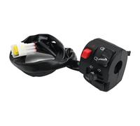 Kaeltsyn Interruptores Izquierdo de 22mm para Motocicleta, fácil instalación, señales de, luz de Advertencia, interruptores de Controlador de Manillar, Pieza Accesorio de Motocicleta