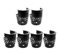 Kaeltsyn Juego de 6 bolsillos de mesa de billar fáciles de montar para cambios rápidos, diseño de bolas mejoradas, grandes bolsillos de PVC para piscina