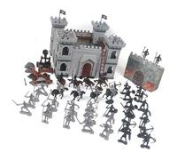 Kaeltsyn Juego de construcción de Modelos de Castillos con Motor de asedio de Caballos de Guerra de caballería de para Montaje Creativo y Modelo de caballería Educativo Divertido