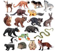 Kaeltsyn Juego de Figuras de Animales Salvajes realistas, Modelo de Juguete de para niños, educación y decoración del hogar, muñecos de Animales de