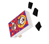 Kaeltsyn Juego de Lanzamiento de Madera para niños, Juguete de Entrenamiento de coordinación Ojo-Mano con temática de circos Divertidos, para y la Familia, Juego de Lanzamiento de Anillos de