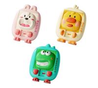Kaeltsyn Juego de Rompecabezas de Tabla Deslizante Preescolar, A | Juguete con tema animal, actividad moldeada de 3 piezas, esquinas redondeadas, elección de aprendizaje silencioso,