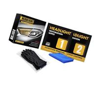 Kaeltsyn Juego de toallitas para pulir Faros de 2 Piezas minimiza amarilleo y la oxidación sin pulir Limpiador de Faros
