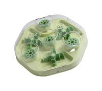 Kaeltsyn Juguete de alimentación progresiva para Gatos con 2 Modos de dificultad y Mundo en Movimiento para Promover Comportamiento Natural de Caza, Juguete dispensador de Alimentos Interactivo