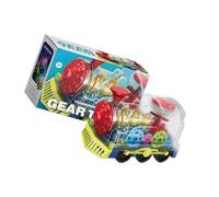 Kaeltsyn Juguete de Tren de Engranajes eléctricos con diseño Innovador para Que los niños exploren los principios mecánicos y disfruten del Juego Interactivo Juguete en Movimiento multidireccional