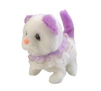 Kaeltsyn Juguete eléctrico Interactivo para Gatos de Peluche con Sonidos de maullido realistas y acciones en Movimiento para niños, Comodidad y Abrazos, Juguete Interactivo para Gatos de Peluche