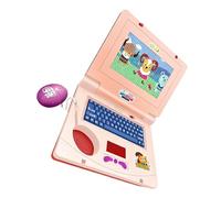 Kaeltsyn Juguete portátil de educación temprana para niños pequeños sensorial auditivo con música y luz para estimular Aprendizaje y la concentración, Juguete Educativo para niños, Ordenador portátil