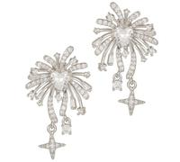 Kaeltsyn Las Decoraciones de Clip de Oreja adornadas con circonitas de Lujo mejoran los Estilos para Freeclip 1 2 Clip en Auriculares Charm Decors Stone
