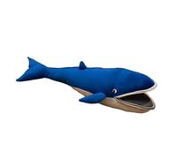 Kaeltsyn Life Like Blue Whale Peluche de Juguete Animales de Peluche con diseño de Abierta para niños de Dormir Acurrucarse Actividad de Contar Cuentos Muñeca de Animales de Peluche
