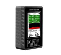 Kaeltsyn Medidor de campo electromagnético detector de radiación Dosímetro XR1 portátil herramienta probador para el hogar al aire libre, monitor nuclear registrador de datos, monitores de