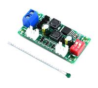 Kaeltsyn Módulo Controlador de Velocidad del Ventilador, 5V, 12V, 24VDC, con Control automático de Temperatura para refrigeración de Ordenador, regulador de Velocidad del Ventilador electrónico