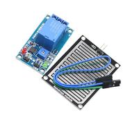 Kaeltsyn Módulo de sensores de Gotas de Lluvia con detección automática y monitoreo de Humedad para módulo Inteligente de Control de riego de Voltaje Doble de 5V 12V