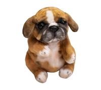 Kaeltsyn Muñeco Pug Relleno de algodón, compañero de Abrazos para aliviar la Soledad, Juguete Educativo para Cachorros de Animales de Peluche para niñas y niños pequeños