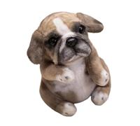 Kaeltsyn Muñeco Pug Relleno de algodón, compañero de Abrazos para aliviar la Soledad, Juguete Educativo para Cachorros de Animales de Peluche para niñas y niños pequeños
