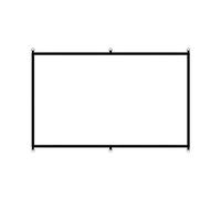 Kaeltsyn Pantalla de proyección plegable de 16: 9 aspectos en D, materiales de poliéster, para entretenimiento en interiores y exteriores, pantalla de cine portátil