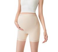 Kaeltsyn Pantalones cortos de maternidad cómodos con cintura ajustable, pantalones suaves y transpirables para toda la etapa del embarazo y bragas de maternidad elásticas posparto, color, L