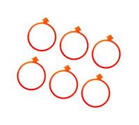 Kaeltsyn Paquete de 6 anillos de agilidad con flechas para entrenamiento de fútbol, baloncesto y desarrollo de educación temprana, materiales ligeros, conos de agilidad