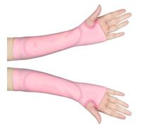 Kaeltsyn Par de mangas para antebrazo con agujero para el pulgar, cobertura de tela elástica para práctica de golpes y entrenamiento de equipo, mangas de antebrazo, entrenamiento de brazo, agujero