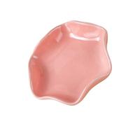 Kaeltsyn Práctico soporte para cucharas para Kichen de cerámica gruesa con elegante relieve de flores y base estable para herramientas de cocina