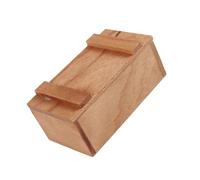 Kaeltsyn Preciosa pequeña Caja de Madera Hecha a Mano destinada a almacenar artículos de Cocina y Muebles para muñecas pequeñas, pequeña Caja de Madera de Vintage