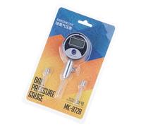 Kaeltsyn Probador de aire portátil de aleaciones con lecturas en tiempo real para deportes, portátil, medidor de presión de fútbol