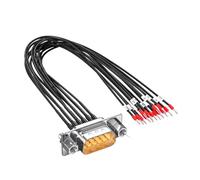 Kaeltsyn Professional DB15 DB25 Serials - Cable de comando de tornillo para ingenieros, técnicos y aplicaciones industriales, gabinete de control