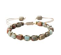 Kaeltsyn Pulsera unisex con cuentas y cuerda de nailon ajustable para uso diario, energía espiritual, One Size, como se describe