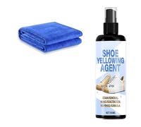 Kaeltsyn Pulverizador de reparación de agentes antioxidantes para zapatos, 100 ml, eliminación de amarilleamiento, acción rápida para zapatos blancos