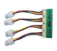 Kaeltsyn Regulador de Velocidad del Ventilador de la computadora, 12V, 4 en 1, Cuadrado, 4 Pines, simuladores de PCB para gestión térmica efectiva, emuladores de Ventiladores de refrigeración