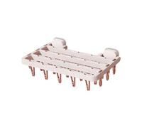 Kaeltsyn Rejilla de Secado de Ropa para Calcetines Oculta de con Clip múltiple para artículos pequeños de lavandería Diseños Plegables y Que ahorran Espacio Rejilla para secar Calcetines