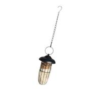 Kaeltsyn Robusto Soporte para Nido de pájaros de Hierro para colibríes, Mejora tu área Aire Libre con un Refugio para pájaros de jardín de Cadena Larga