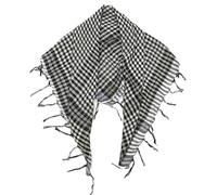 Kaeltsyn Shemagh - Pañuelo árabe a cuadros para actividades al aire libre, temporada árabe Shemagh diseño a cuadros para actividades al aire libre temporada, Negro claro., Talla única