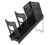 Kaeltsyn Soporte apilable para accesorios de café para encimeras de cocina, ahorro de espacio, soporte multifuncional para tazas de café