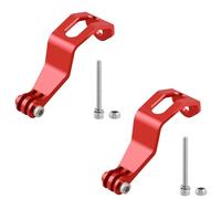 Kaeltsyn Soporte de luz de aleación de aluminio para bicicleta, soporte de lámpara frontal, base de cámara de acción, soporte de montaje de horquilla de carretera duradero