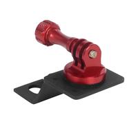 Kaeltsyn Soporte para cámara de acción de motocicleta con base de aluminio y almohadilla de goma antideslizante para imágenes de conducción suave, soporte para cámara de bicicleta a prueba de golpes