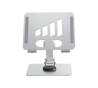 Kaeltsyn Soporte portátil para laptop, base plegable, soporte giratorio de 360 grados, soporte de refrigeración de computadora, soporte de refrigeración plegable de metal