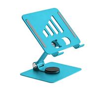 Kaeltsyn Soporte portátil para laptop, base plegable, soporte giratorio de 360 grados, soporte de refrigeración de computadora, soporte de refrigeración plegable de metal