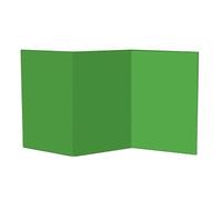 Kaeltsyn Tamaño del Tablero Chromas Plegable de cartón con Pantalla Verde y Lado para Uso en Estudio Pantalla Verde Triple