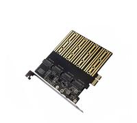 Kaeltsyn Tarjeta adaptadora PCIeX1 compacta ASM1064 que transforma la unidad en 4 puertos para un acceso más rápido a los datos a la tarjeta PCIe