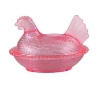 Kaeltsyn Tarro de artístico único para Dulces con, diseño de gallina en Nido, Tarro Cubierto para decoración de estantes de para hogar, Regalo Givin, Tarro de para Dulces con de