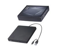 Kaeltsyn Unidad de Disco Externa USB para computadora portátil con Soporte de Lectura y Escritura rápidas Unidad Liviana de múltiples Tipos de Medios