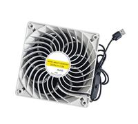 Kaeltsyn Ventilador de refrigeración USB de 120 mm con control de potencia, adecuado para caja de computadora receptora y ventilador electrónico de refrigeración electrónica del hogar