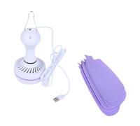 Kaeltsyn Ventilador para Colgar USB DC5V con 6 aspas para circulación de Aire eficiente en dormitorios y Tienda de campaña Aire, Ventilador de refrigeración para Viajes