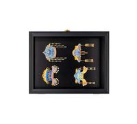 Kaeltsyn Vitrina de logros con cubierta a prueba de polvo para decoración del hogar o el gimnasio, moderna caja de presentación para medallas deportivas, decoración versátil