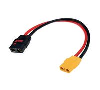 Kaeltsyn XT90 a QS8 - Adaptadores de corriente convertidores de cable de PVC y textura de cobre, ideal para generadores solares, conexión estable, cable de alimentación de baja resistencia